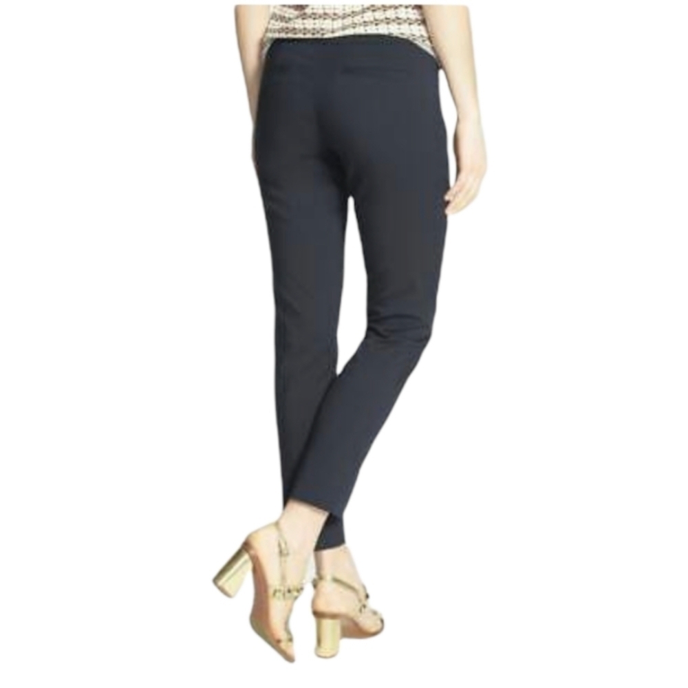 Tory Burch Callie Womens skinny slim cropped ankle side zip dress pants 2 - Picture 3 of 14